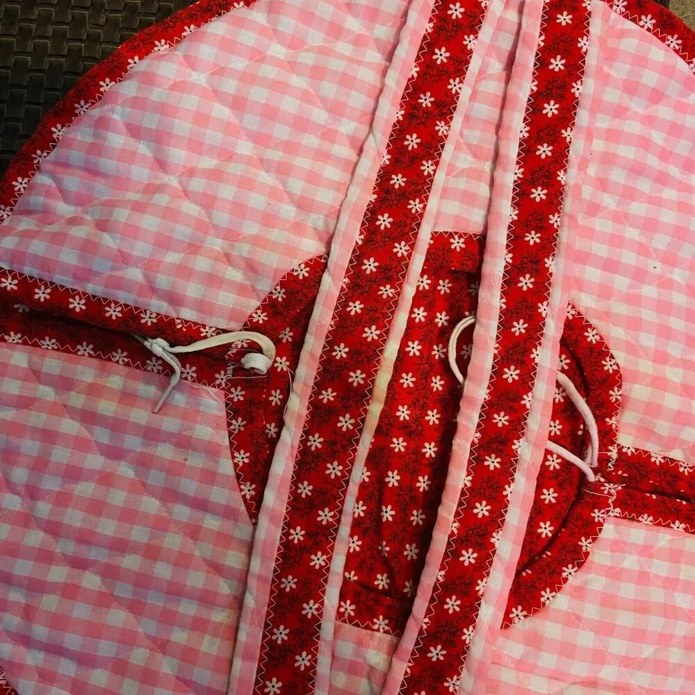 4263 Adjustable round Caserole Carrier quilted 17